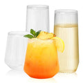 48 Pack Plastic Stemless Glasses H925