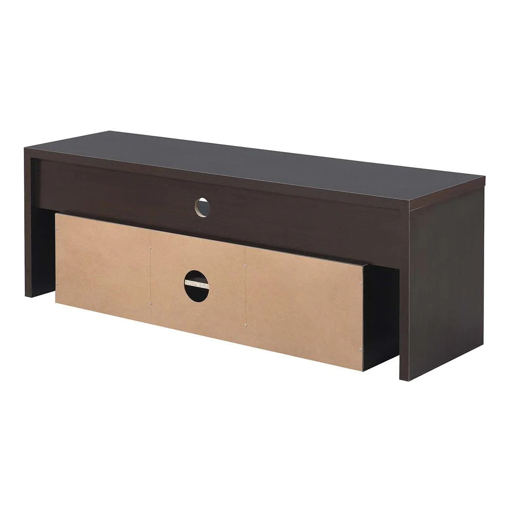 60 inch Espresso TV Stand with Storage Cabinets and Shelves Y34549