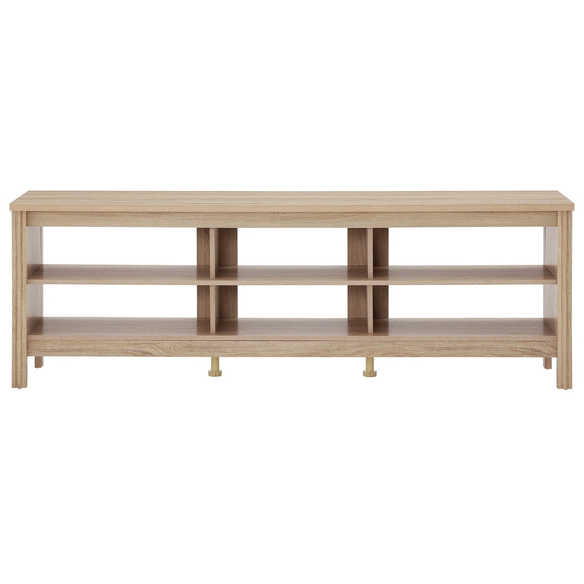 Oak Wood TV Stand for 75 Inch W94039
