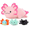 5Pcs Shark Stuffed Animals Set with 4 Small Sea Animal Plush Toys A2869