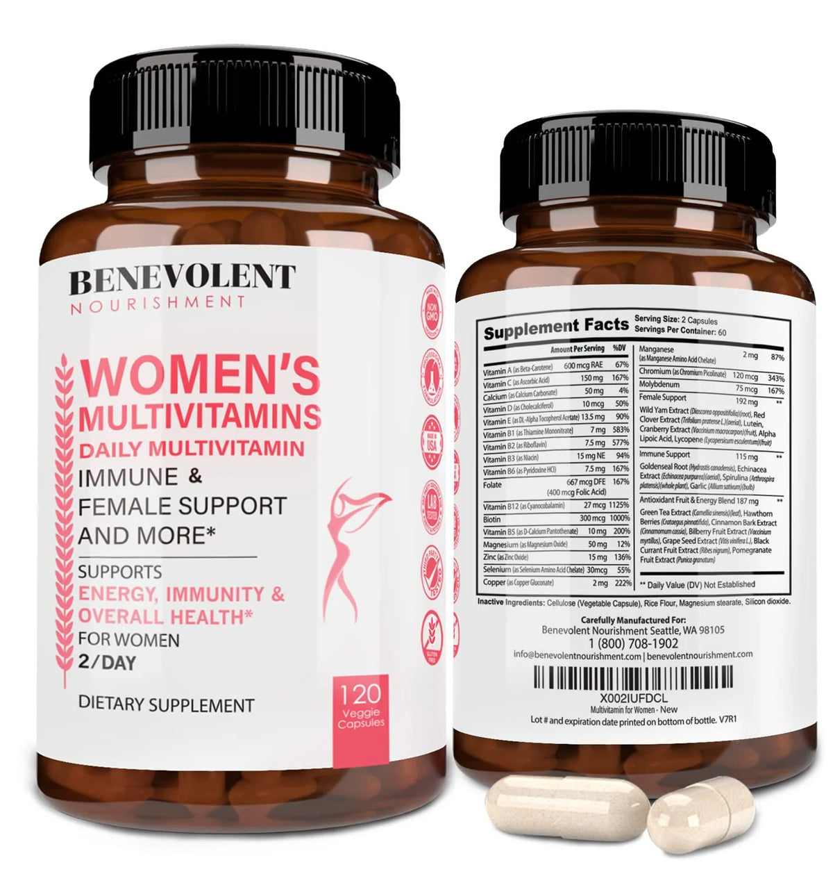 Women's Multivitamin 120 Caps F116358