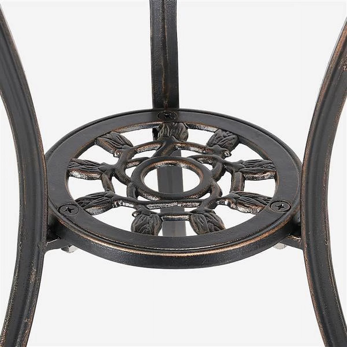 Aluminum 3-Piece Bistro Set with Table & Chairs F6648