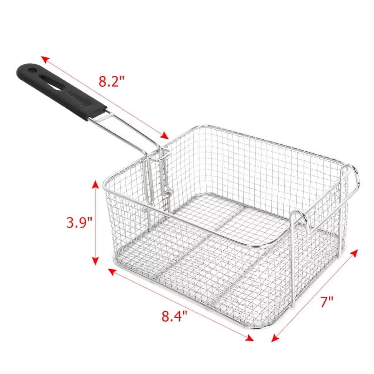 Stainless Steel Electric Double Tank Deep Fryer with Basket 6L C840