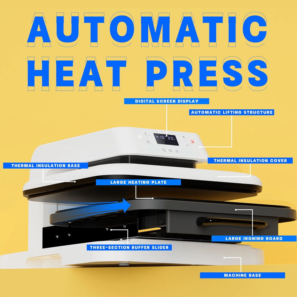 1500W 15"x15" Auto Heat Press Machine A726023