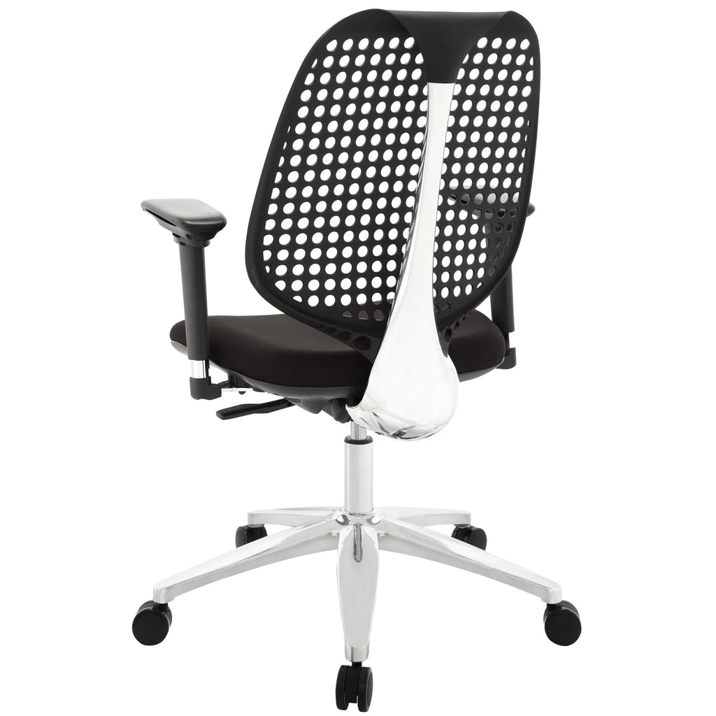 Black Fabric Office Chair D121