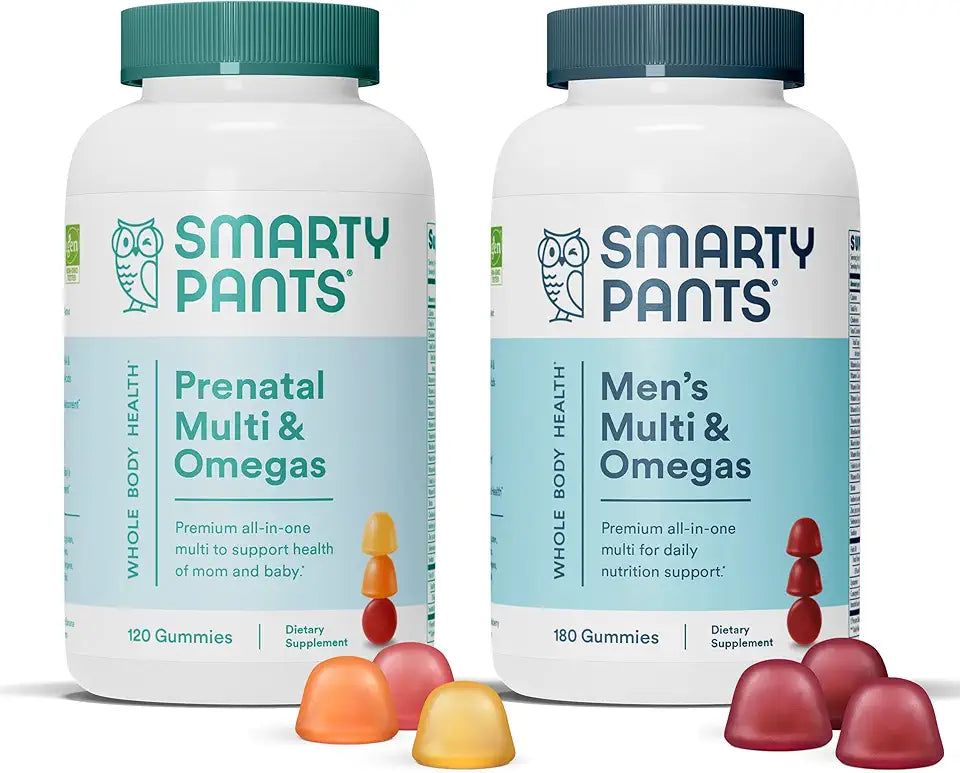 Prenatal and Men's Multivitamin Gummies Bundle T351