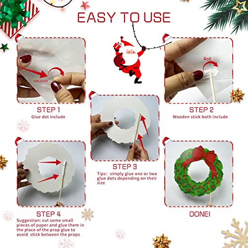Christmas Photo Booth Props Set of 32 C467090