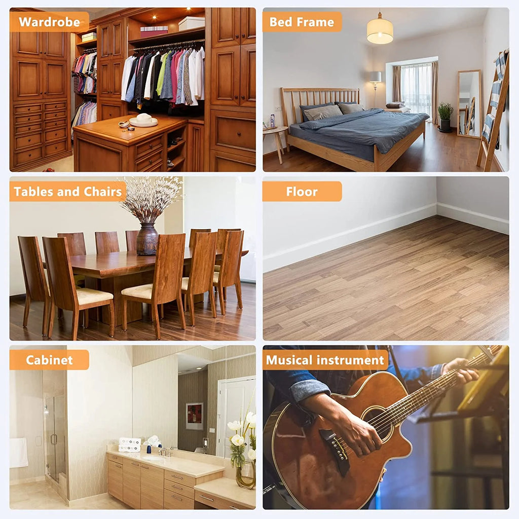 Wood Furniture Repair Kit with 12 Colors Wood Filler J4426