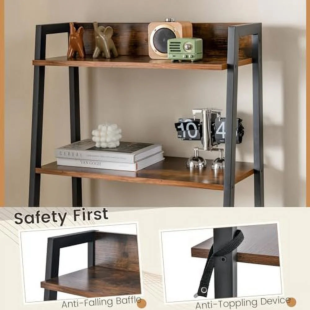 Vanity Table Set with Flip Top Mirror and Cushioned Stool N306156