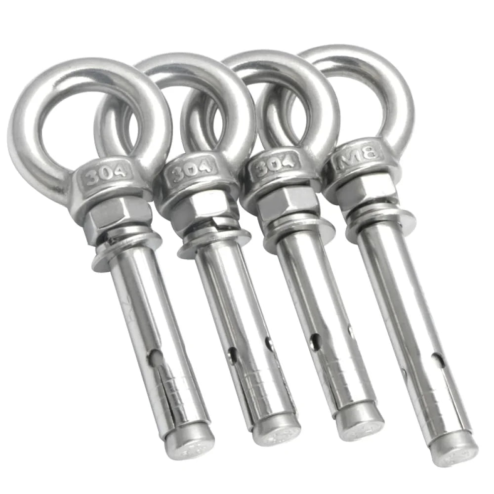 304 Stainless Steel Lifting Eye Bolt M12x120mm P942
