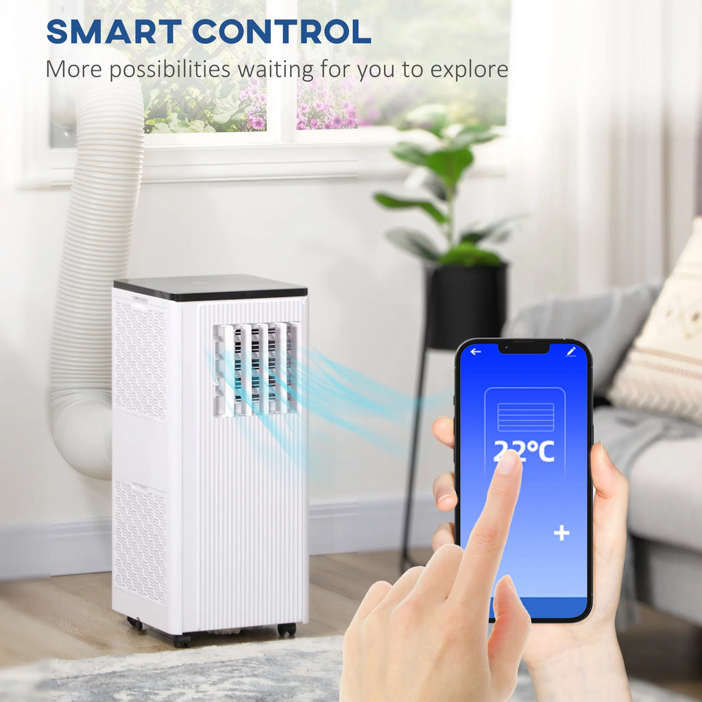 White Smart Portable Air Conditioner Q3249
