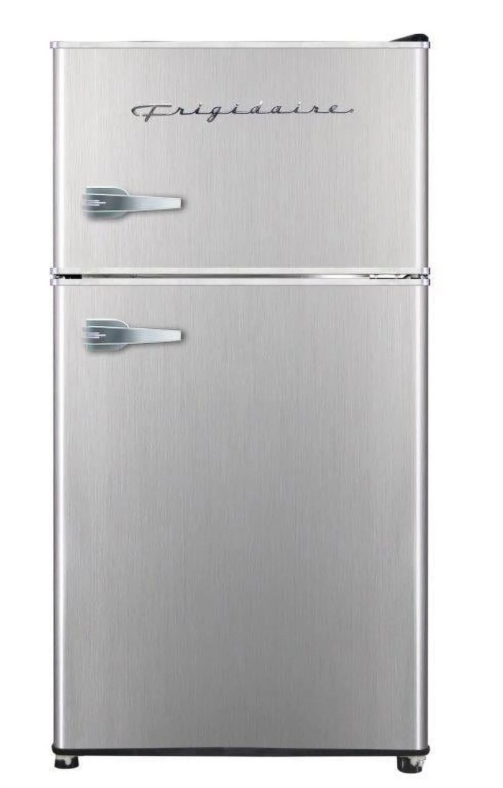 2 Door Compact Refrigerator with Chrome Trim B461
