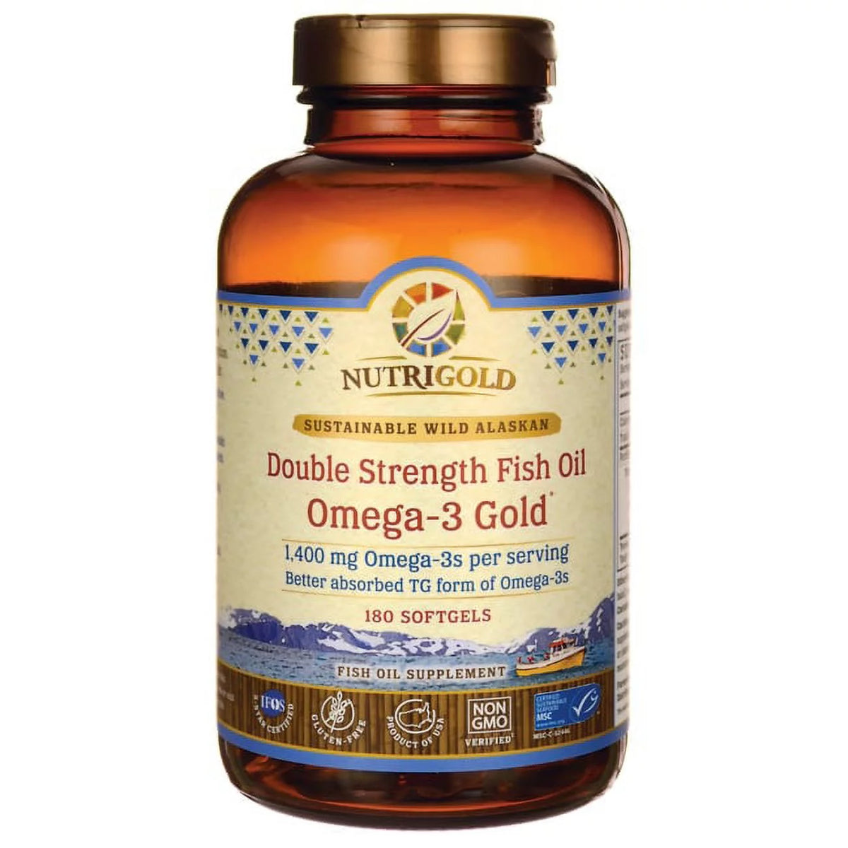 Omega Fatty Acid Supplements 1400 mg 180 Count Z57787