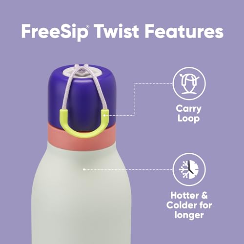 24-oz Insulated Stainless Steel Water Bottle with Straw S664