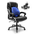 High Back 400 lbs Leather Executive Office Chair with Lumbar Support D126