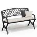 Heavy-Duty Weatherproof Metal Garden Bench Y71219