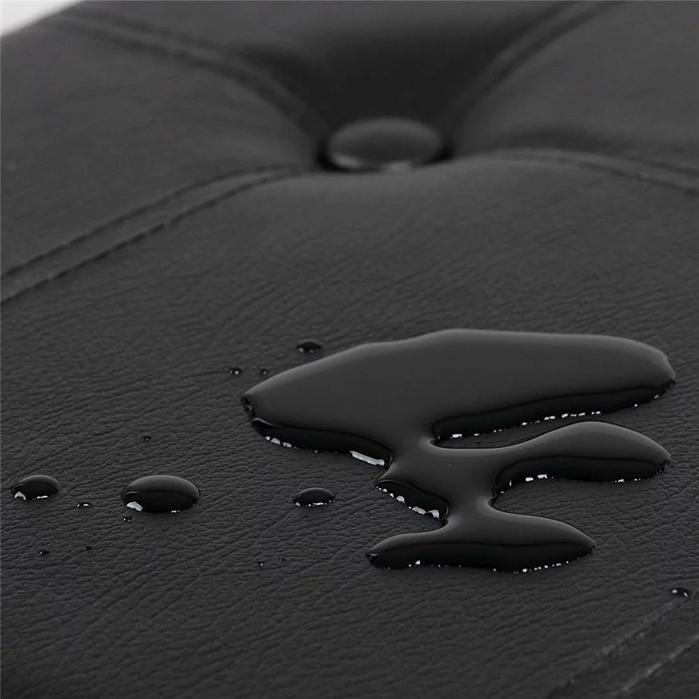 Faux Leather Storage Ottoman Bench H967