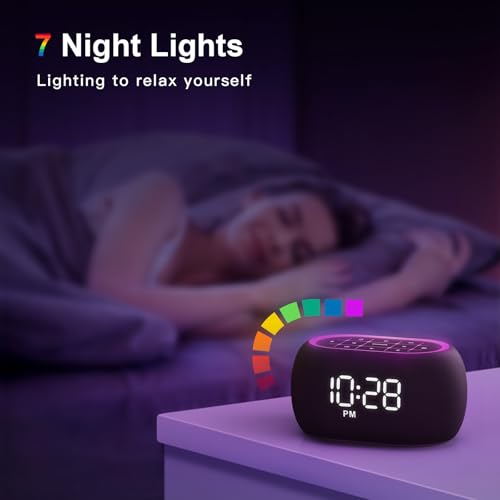 Bluetooth FM Radio Alarm Clock with Night Light K47983