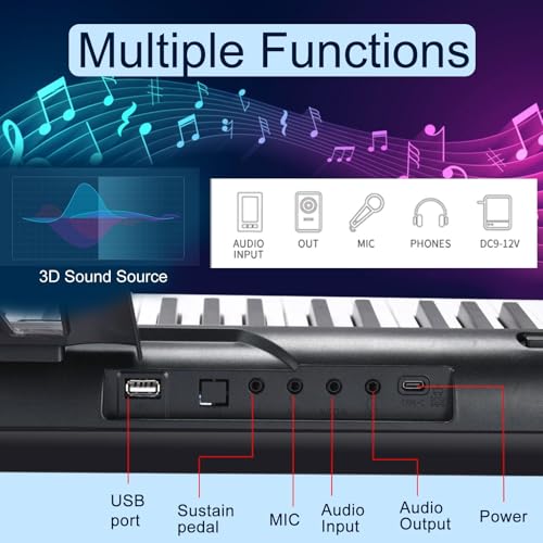 88 Key Semi Weighted Digital Piano with Stand E674719
