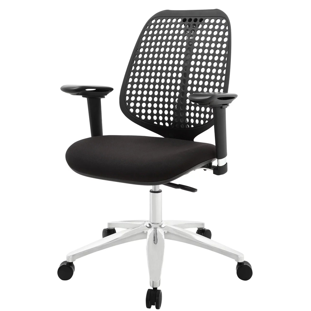 Black Fabric Office Chair D121