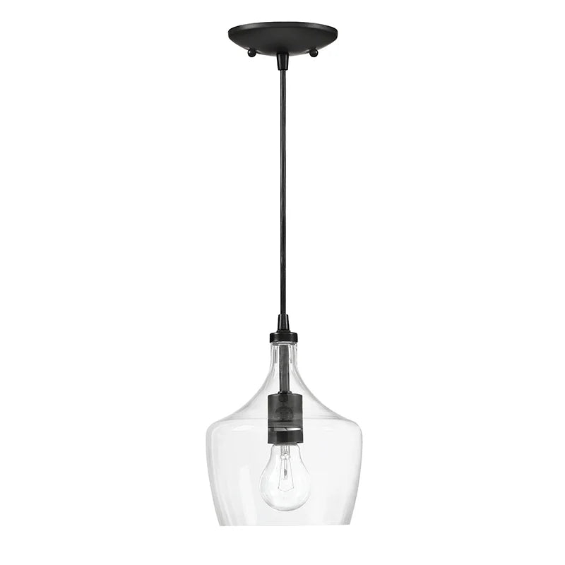 3-Pack Bronze Pendant Lighting with Glass Shade G763583