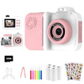 Instant Print Kids Camera 1080P HD Dual-Lens with 32G Card X8630