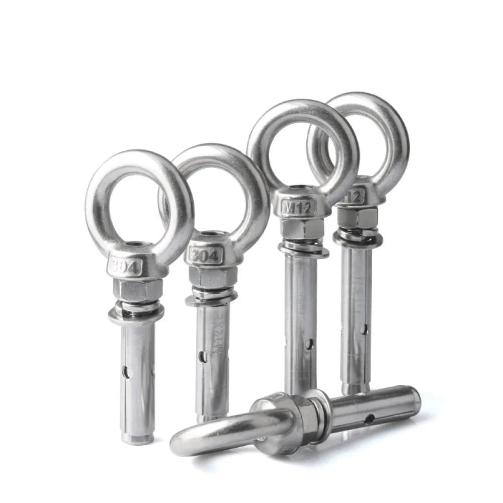 304 Stainless Steel Lifting Eye Bolt M12x120mm P942