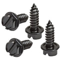 Stainless Steel License Plate Screws 4-Pack Black W788