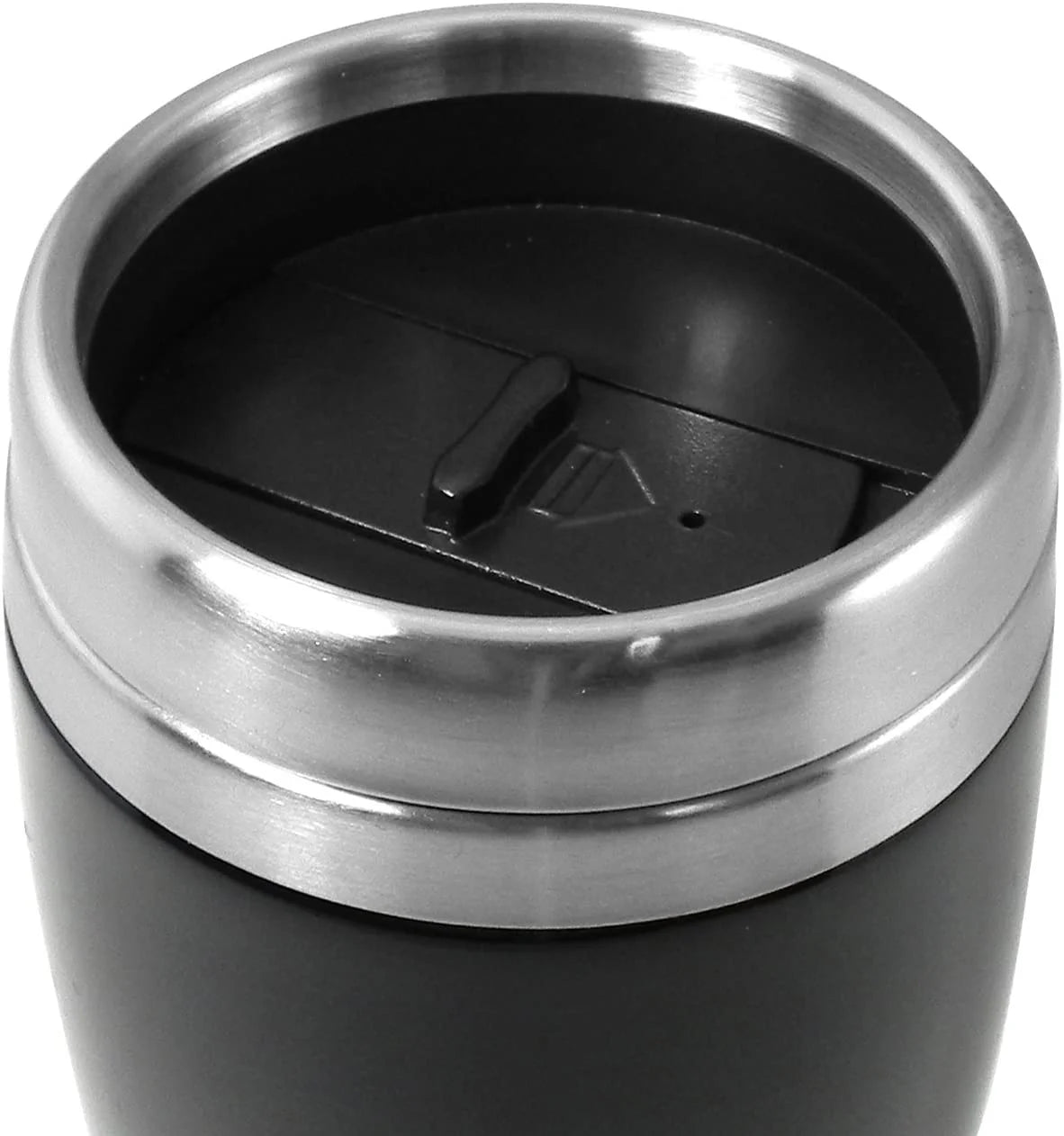 Black Stainless Steel Travel Mug P554509