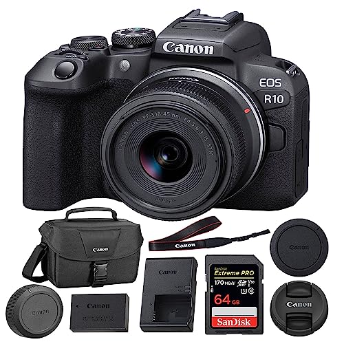 Canon EOS R10 Mirrorless Camera with 18-45mm Lens K732141