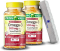 Omega 3 Fish Oil 500 mg Softgels 60 Count D267326